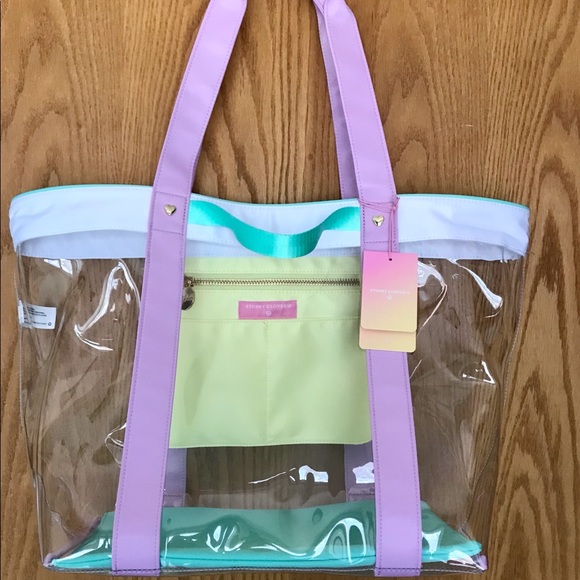 Stoney Clover Lane X Target Clear Beach Tote Bag NEW - Picture 5 of 8